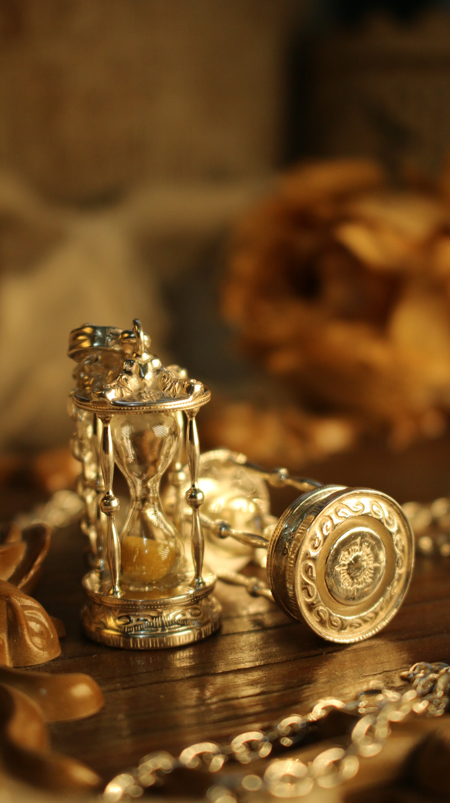 The Pendant of Time Hourglass Pendant