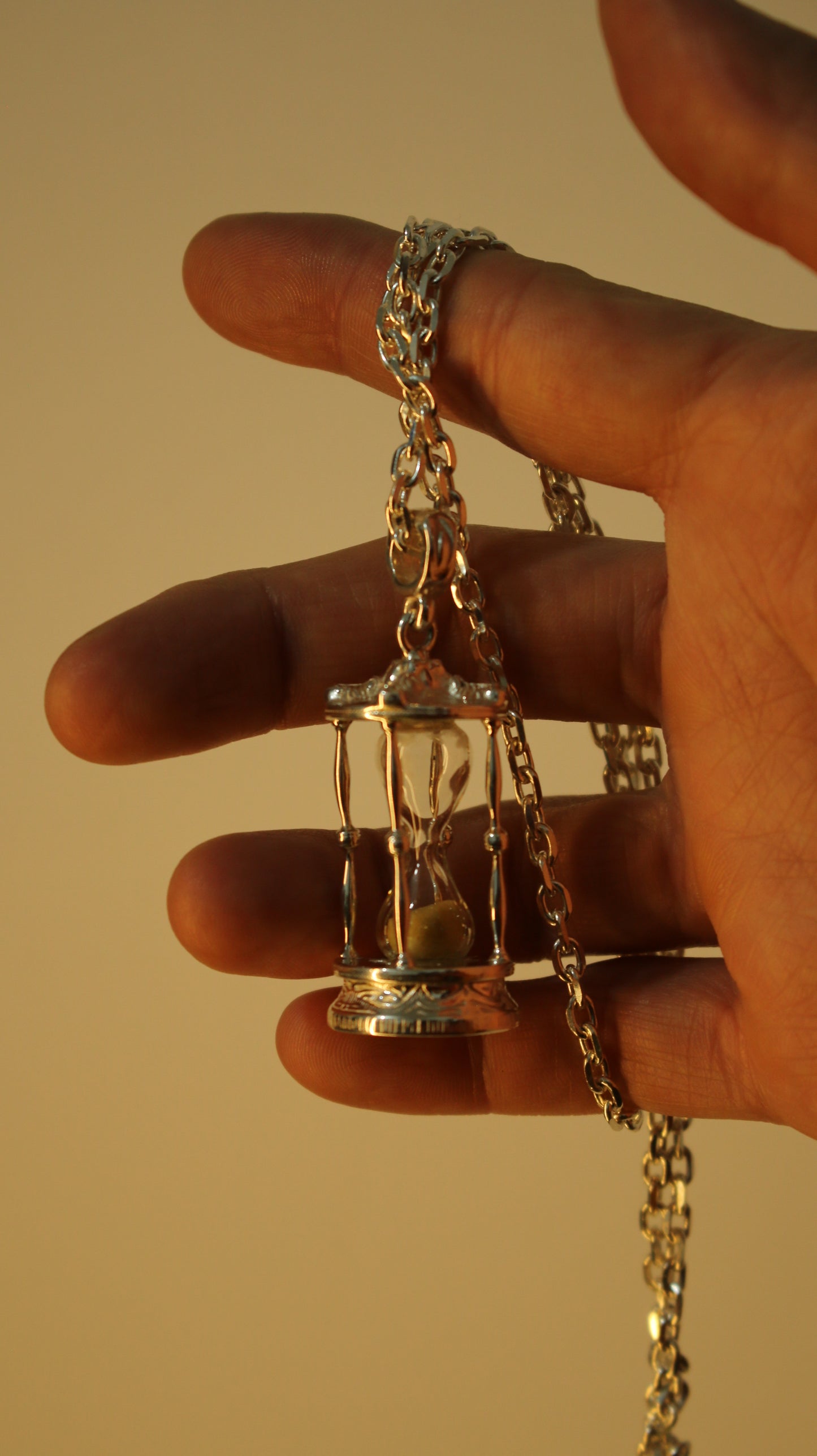 The Pendant of Time Hourglass Pendant